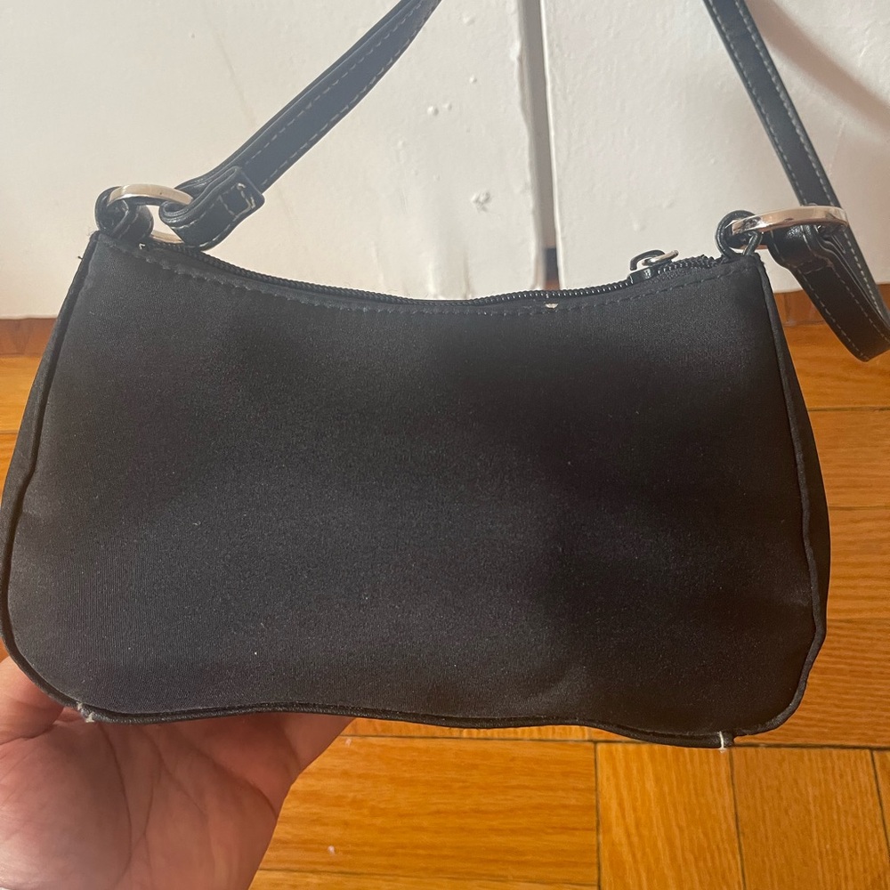 Vintage Y2K Frankie & Johnnie Black Mini Shoulder Bag - Picture 6 of 15
